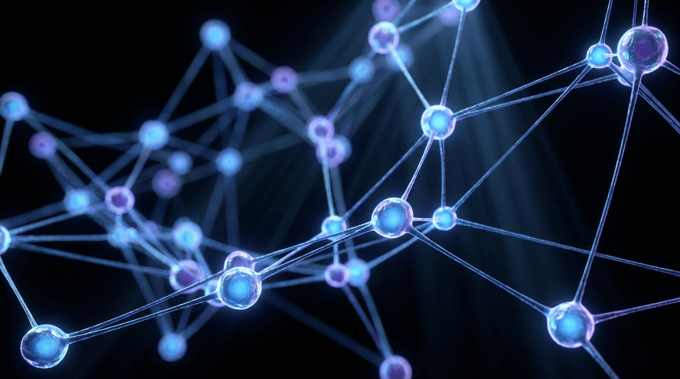 Abstract representation of cognitive neural networks and AI intelligence